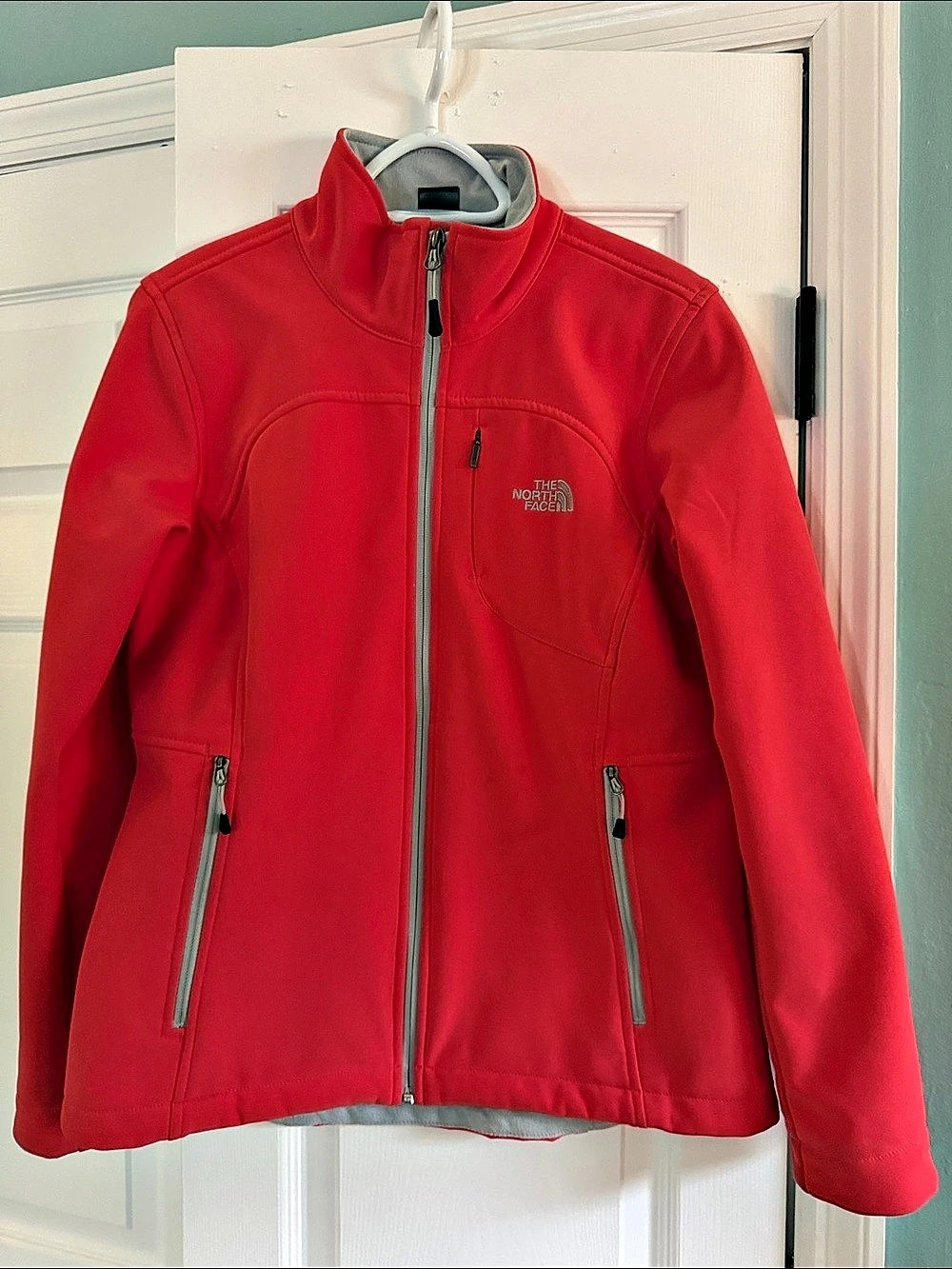 The North Face Apex Bionic Jacket Red Soft Shell Jacket Like New